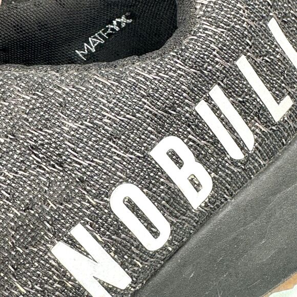 NOBULL Shoes Mens Size 8.5 Womens 10 Matryx Trail Runner Running Shoe Black Grey main image 5
